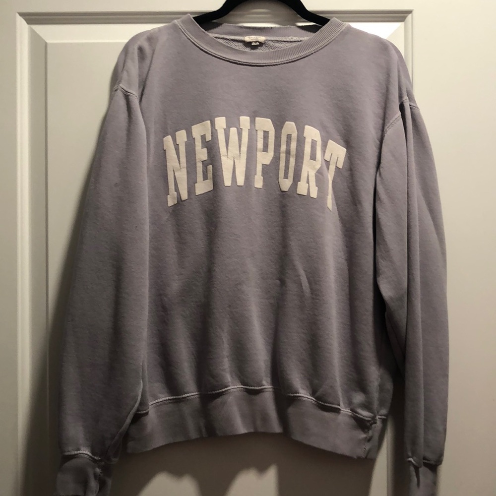 John Galt Pullover Sweater - NEWPORT light powder blue